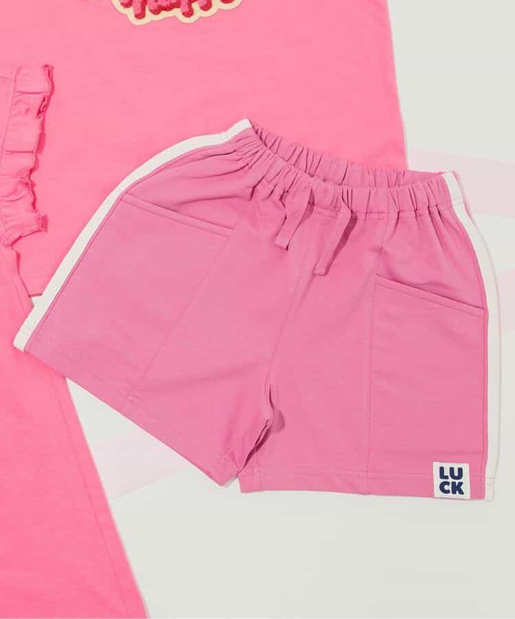 ★SALE★サイドポケットカットソーパンツ  4分丈