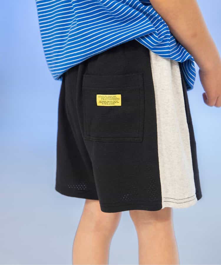 サマーエール メッシュサイドラインパンツ  4分丈