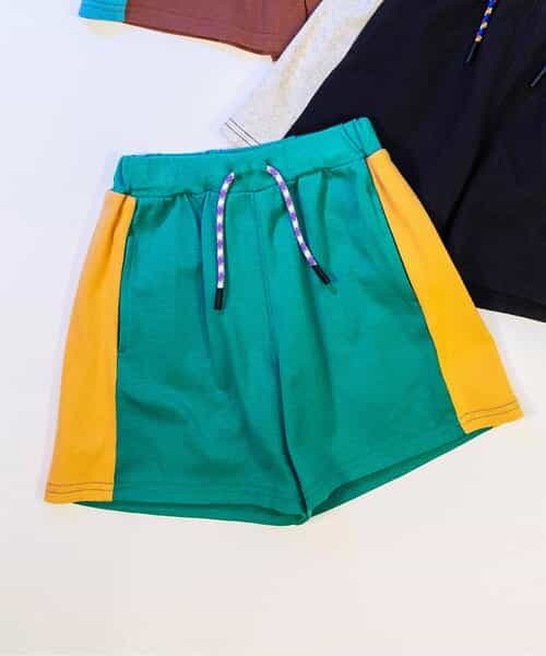 サマーエール メッシュサイドラインパンツ  4分丈