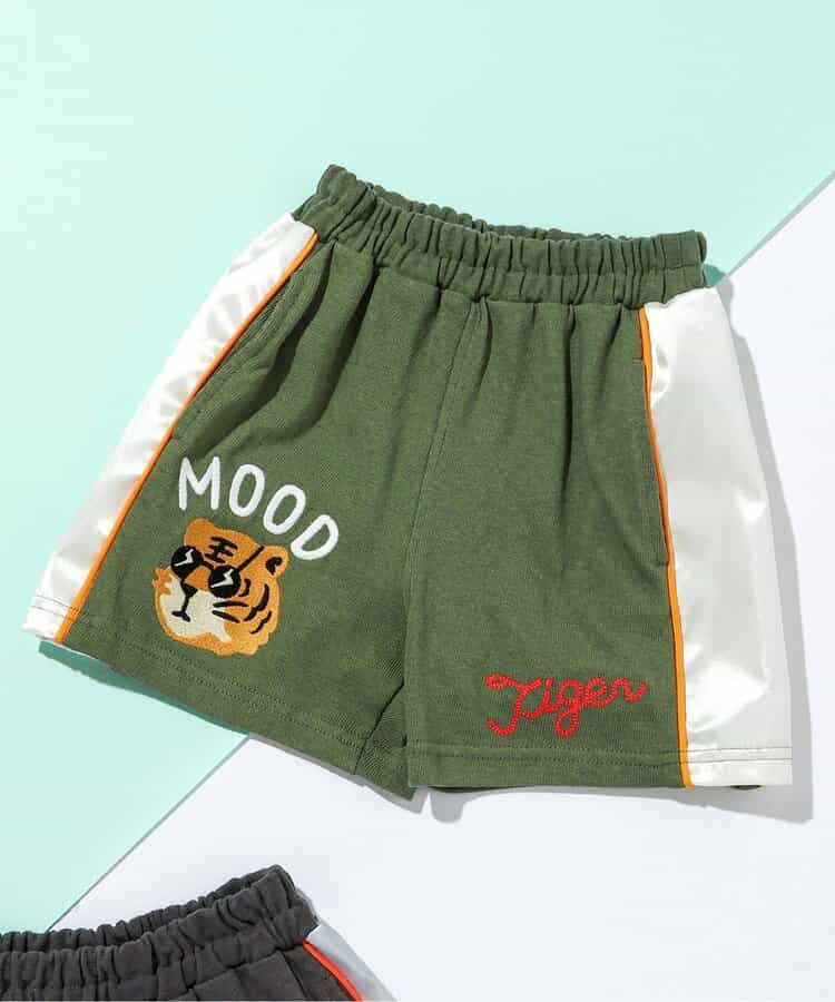 ☆4/28(火)お昼12:59まで3点10％OFF☆スカジャン風ハーフパンツ(セットアップ可)  4分丈