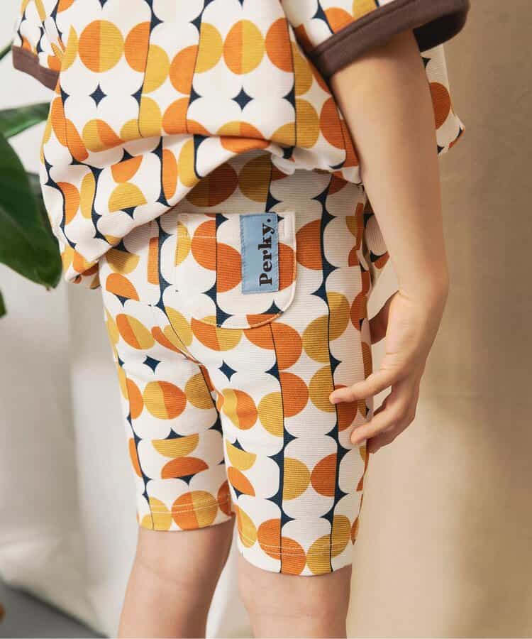 【リンク】イロイロ総柄サイクルパンツ(セットアップ可)  4分丈