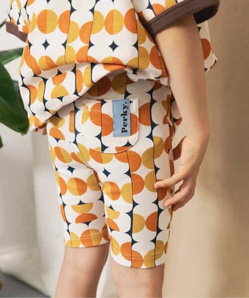 【リンク】イロイロ総柄サイクルパンツ(セットアップ可)  4分丈