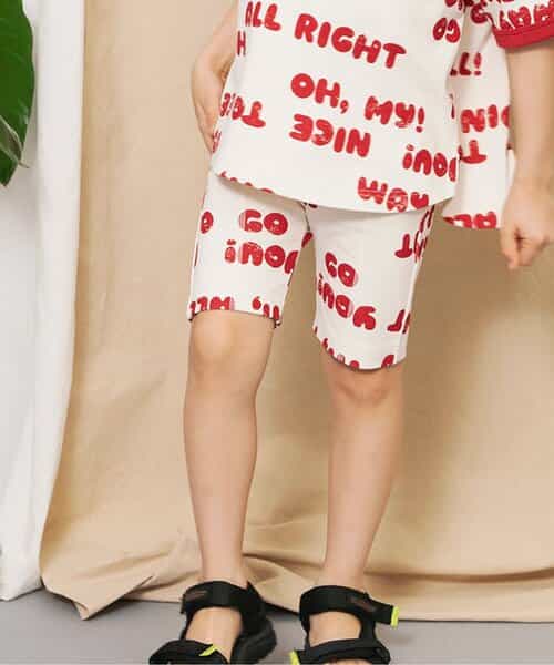 【リンク】イロイロ総柄サイクルパンツ(セットアップ可)  4分丈