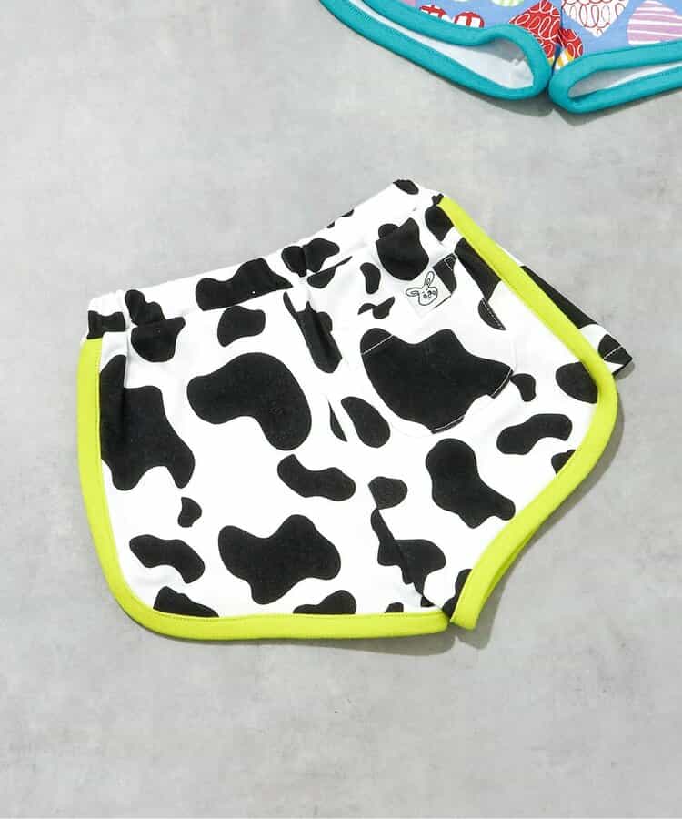 Bpop　カットソー総柄パンツ  ショート丈