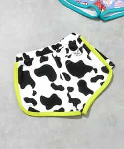 Bpop　カットソー総柄パンツ  ショート丈