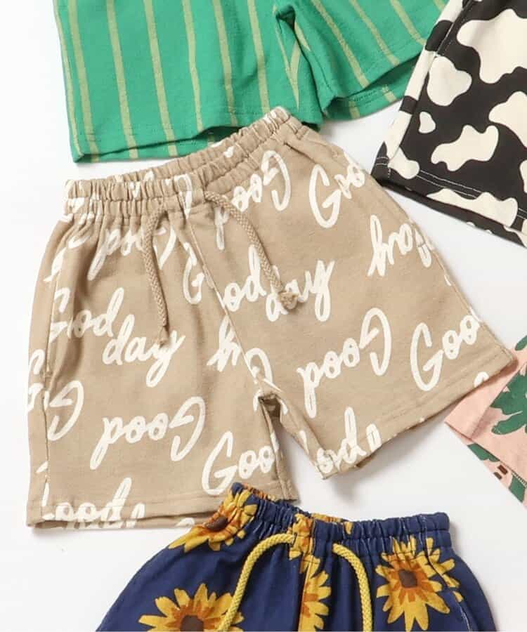 ★SALE★イロイロ柄ハーフパンツ  4分丈