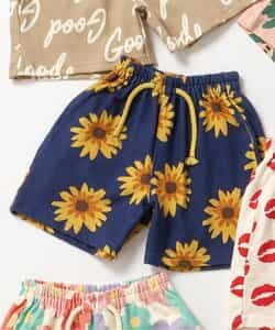 ★SALE★イロイロ柄ハーフパンツ  4分丈