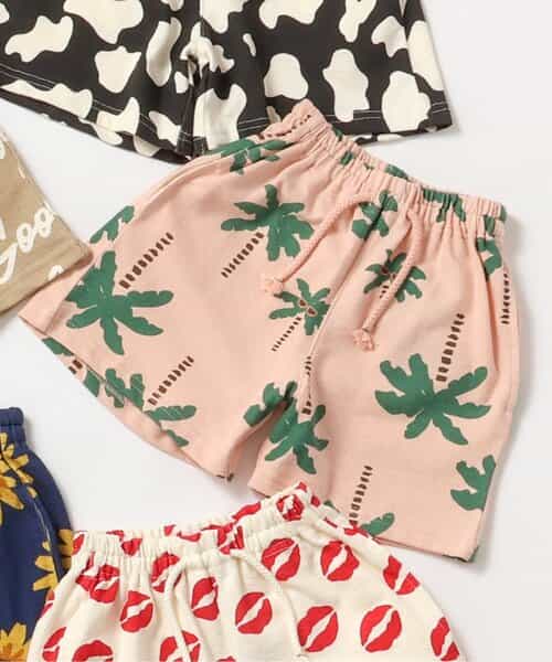 ★SALE★イロイロ柄ハーフパンツ  4分丈