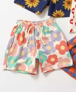 ★SALE★イロイロ柄ハーフパンツ  4分丈