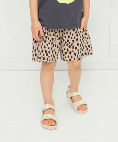 イロイロ柄ハーフパンツ  4分丈