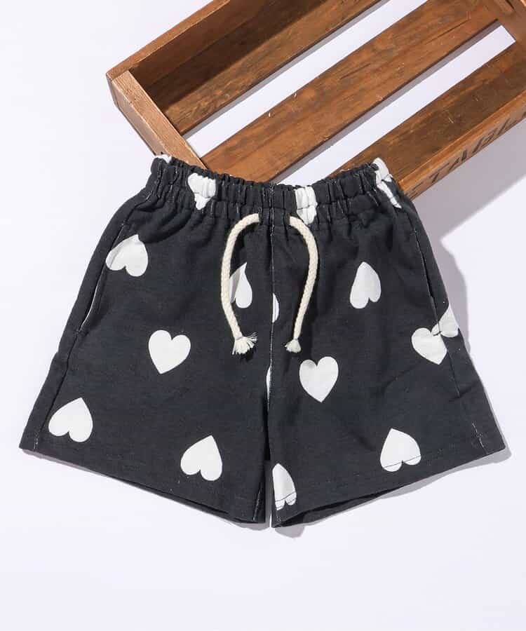 イロイロ柄ハーフパンツ  4分丈