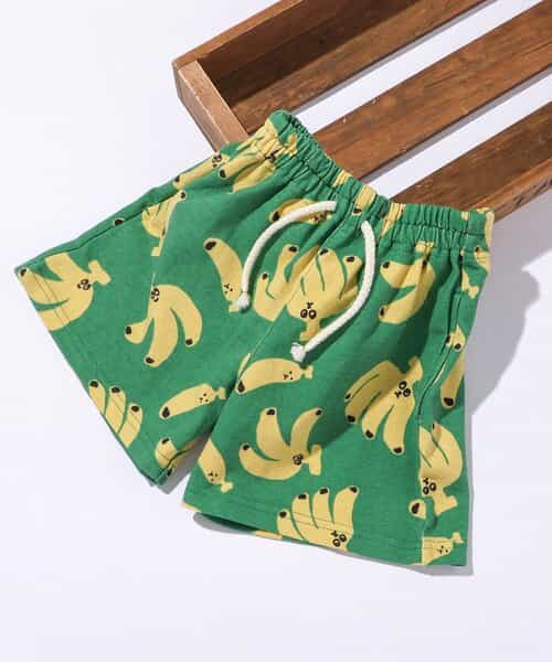 イロイロ柄ハーフパンツ  4分丈