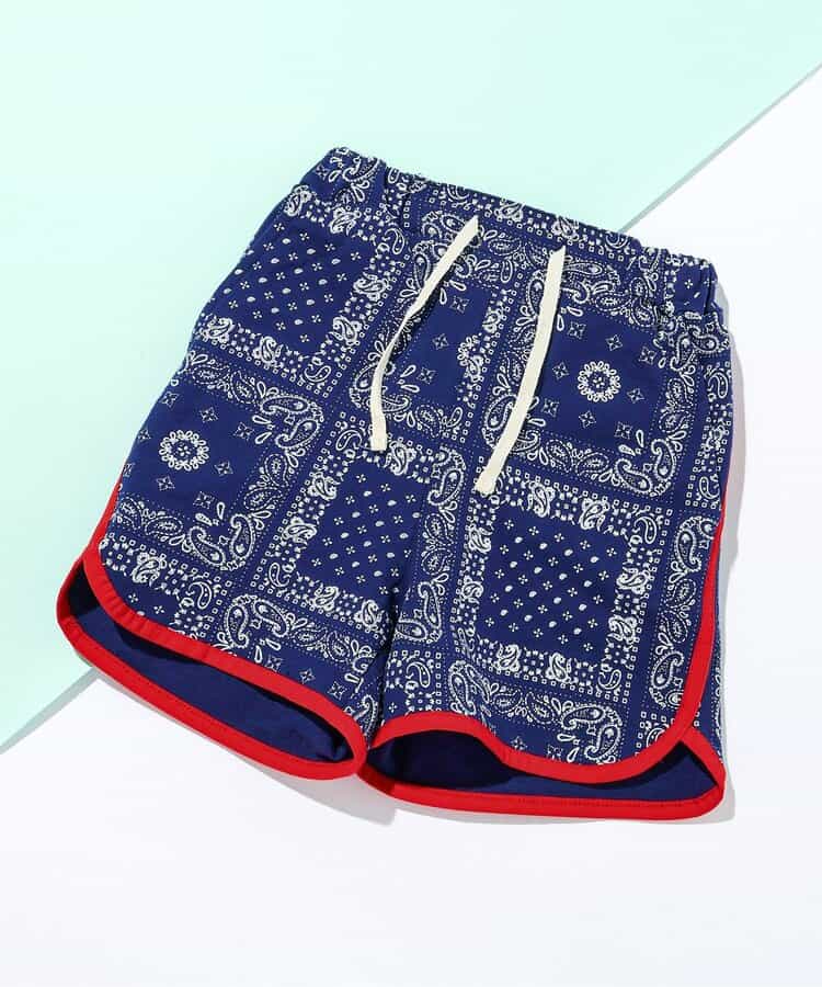 バンダナハーフパンツ（セットアップ可）  4分丈