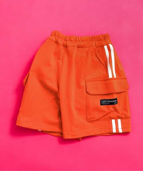 ネオンカーゴハーフパンツ  5分丈