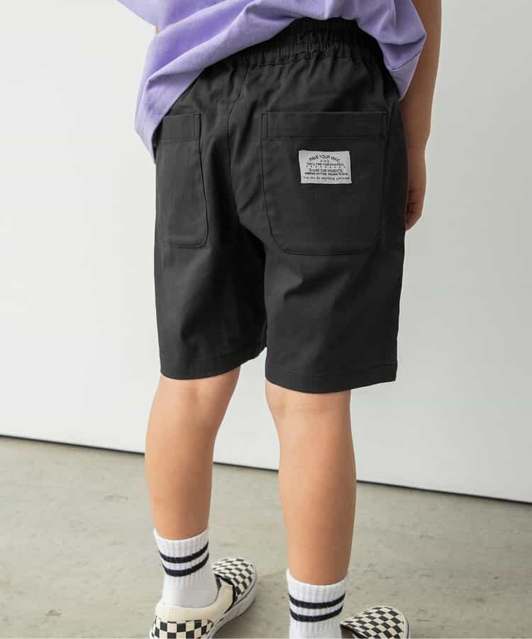 ウエストコードハーフパンツ  5分丈