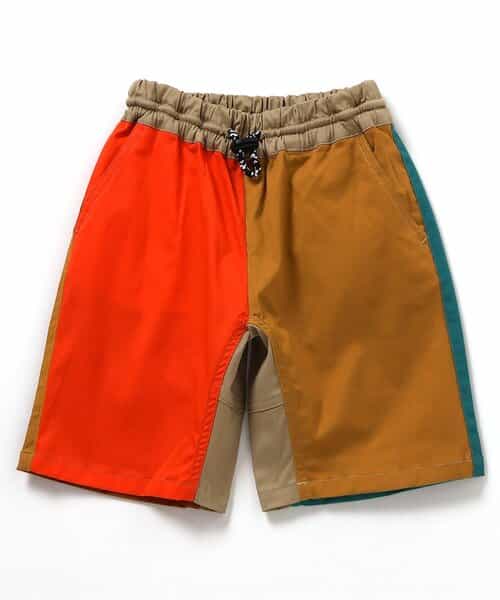 ウエストコードハーフパンツ  5分丈