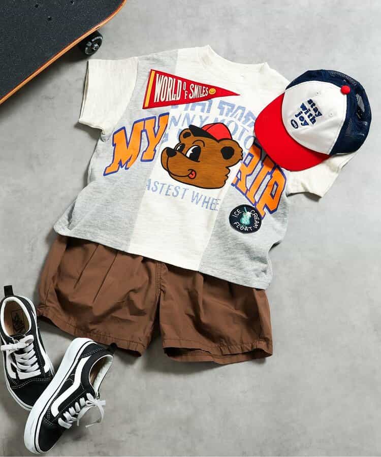 ★タイムセール★バルーンタックハーフパンツ  5分丈_841649