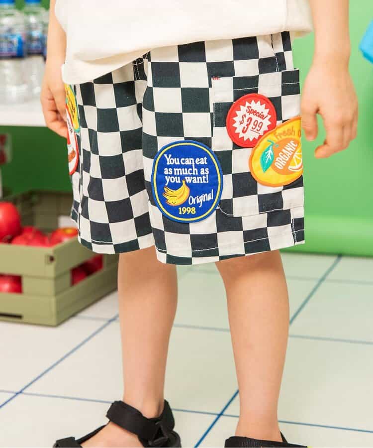 BREEZEMART　ワッペンハーフパンツ  5分丈