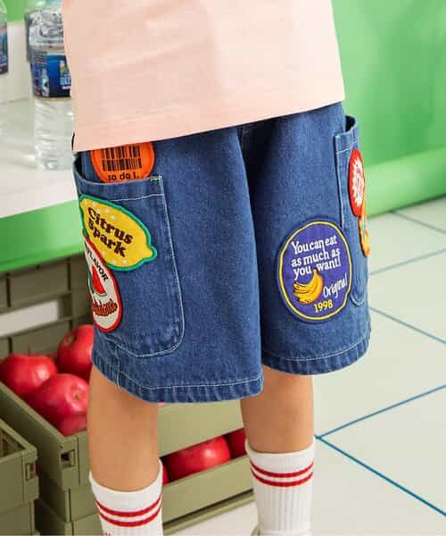 BREEZEMART　ワッペンハーフパンツ  5分丈