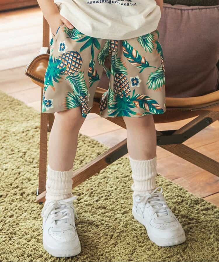 ★SALE★【リンク】イージーケア リゾートパンツ_吸水速乾 (5分丈)