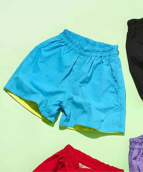 リバーシブルハーフパンツ  4分丈