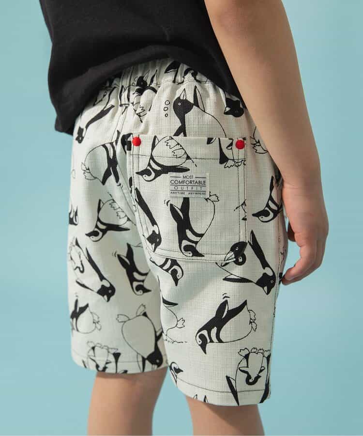 ★SALE★【綿100%】サマーエール 総柄プリペラパンツ