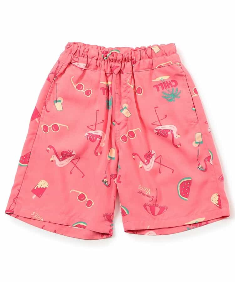【リンク】リゾートアロハハーフパンツ(セットアップ可)  5分丈