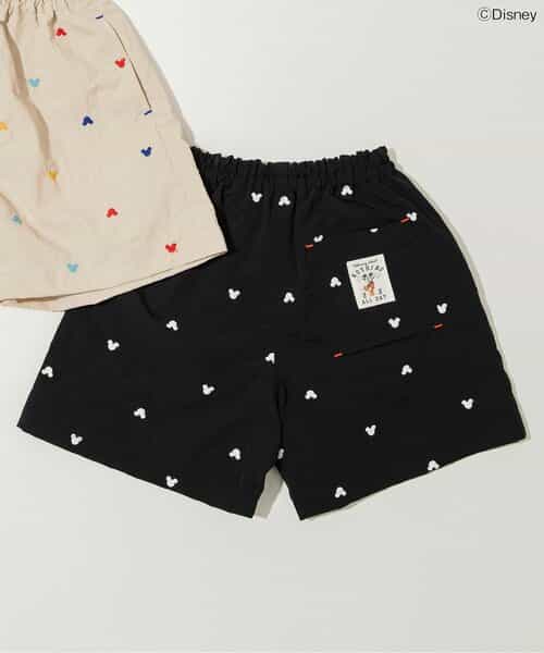 ★SALE★【水陸両用】ディズニーキャラクター/アクティブパンツ_UVカット_撥水加工  4分丈