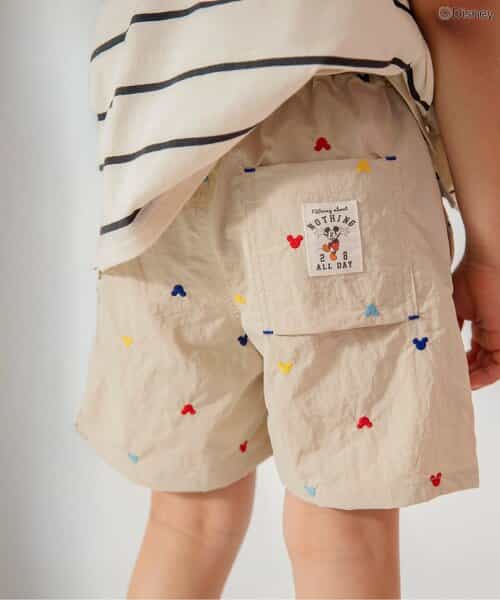 ★SALE★【水陸両用】ディズニーキャラクター/アクティブパンツ_UVカット_撥水加工  4分丈