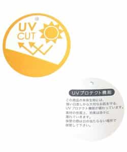 UHA味覚糖 総柄水陸両用パンツ  4分丈 UVカット 撥水_845549