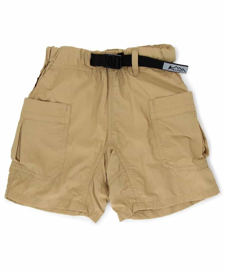 ★SALE★【ジュニア対応】アウトドア ふわっとエアリーハーフパンツ_撥水加工