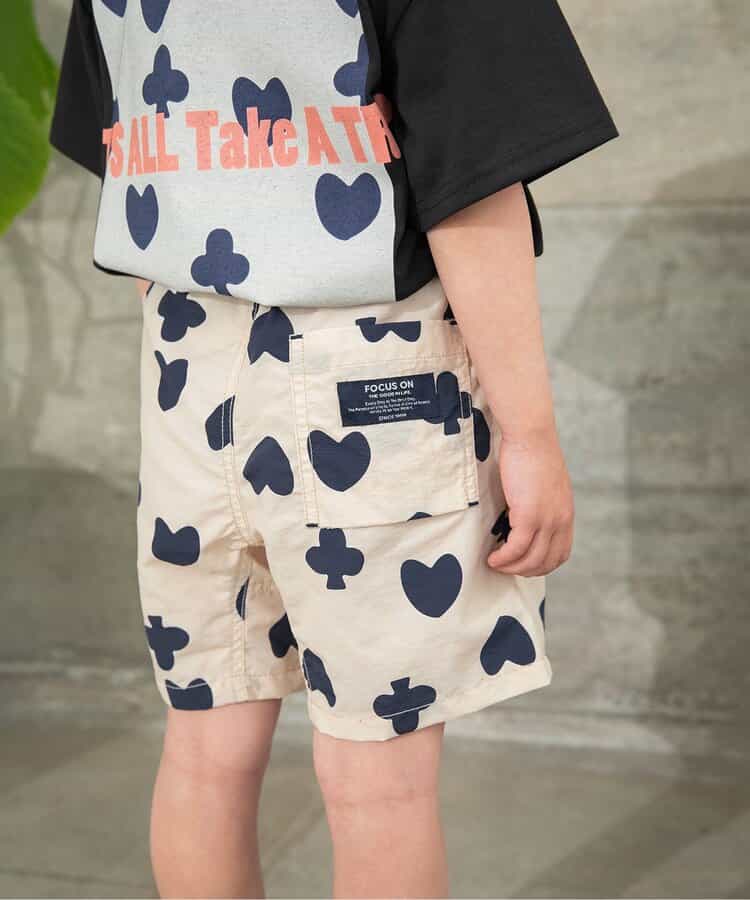 【UVカット/はっ水加工】水陸両用パンツ  4分丈