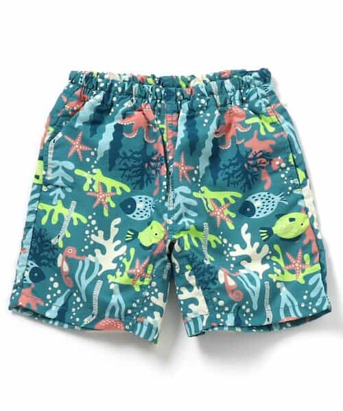 【UVカット/はっ水加工】水陸両用パンツ  4分丈