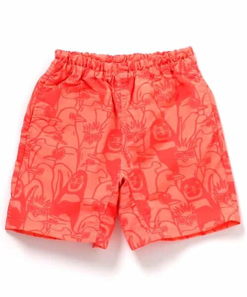 【UVカット/はっ水加工】水陸両用パンツ  4分丈