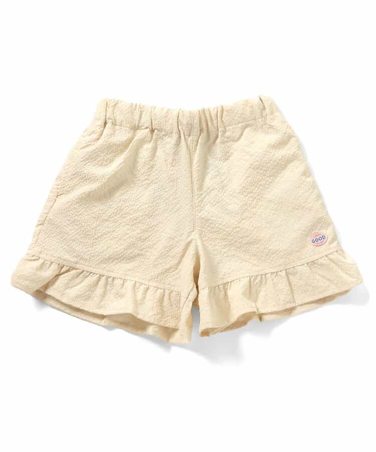 水陸両用フリルパンツ  ショート丈 UVカット 撥水