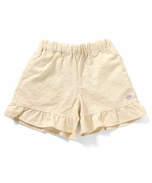 水陸両用フリルパンツ  ショート丈 UVカット 撥水