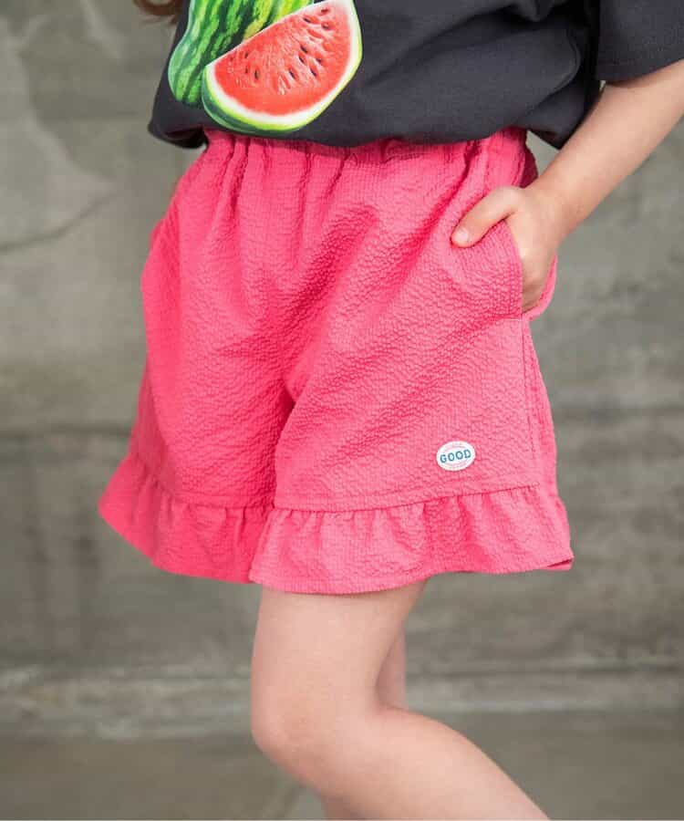 水陸両用フリルパンツ  ショート丈 UVカット 撥水