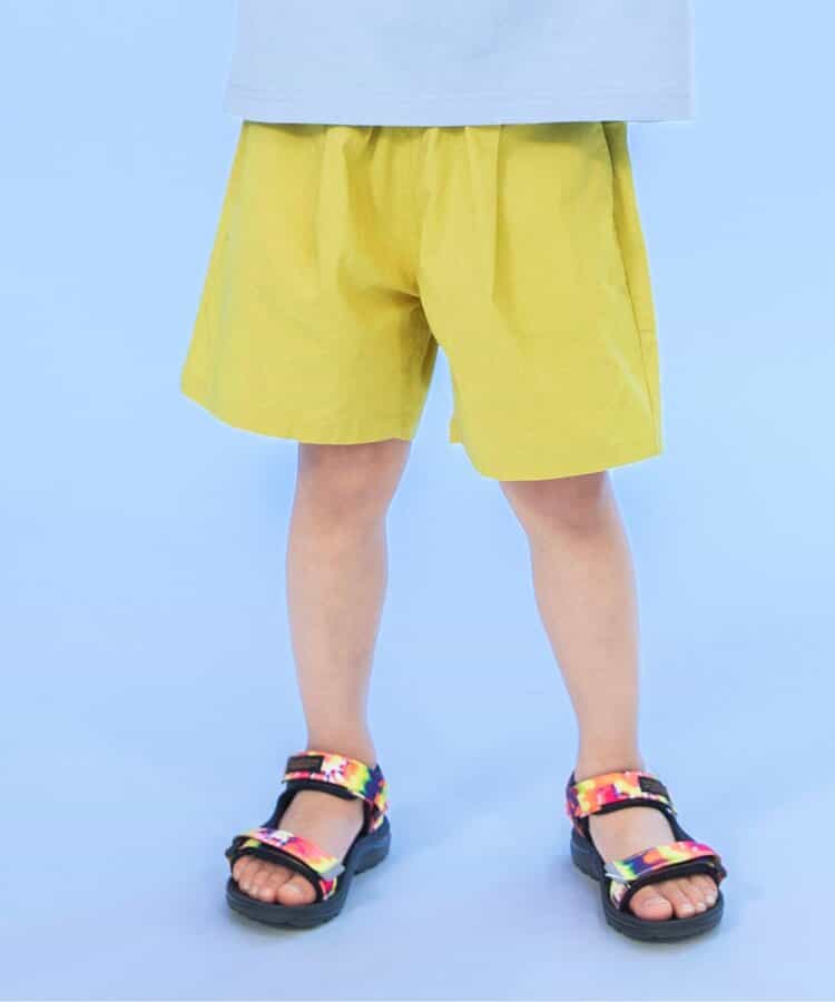 サマーエール ネオンカラーストレッチパンツ  4分丈 接触冷感