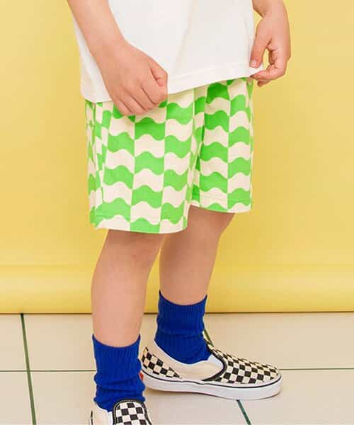イロガラタックハーフパンツ  5分丈