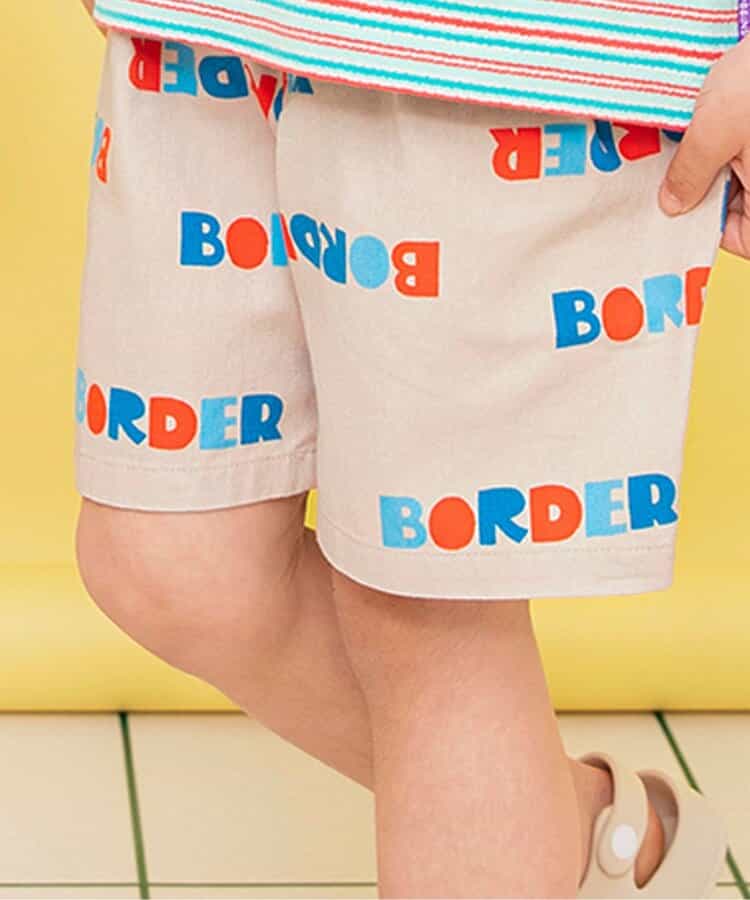 イロガラタックハーフパンツ  5分丈