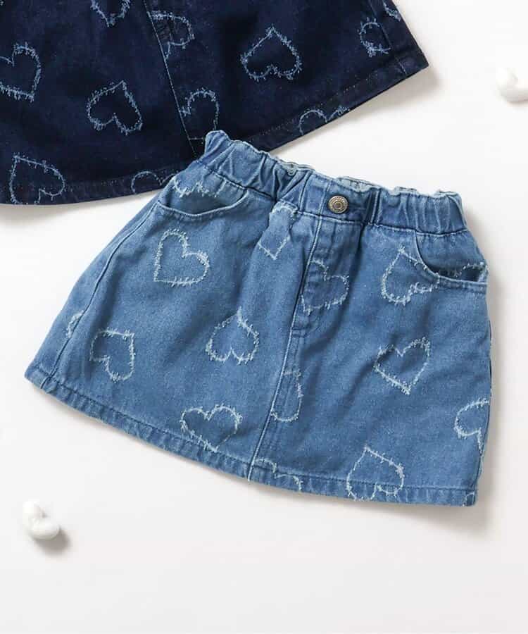 ★SALE★ハートデニムスカパン