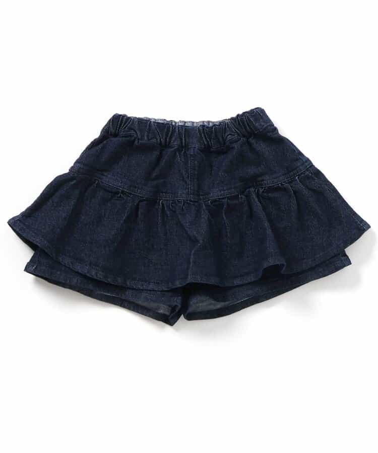 ★SALE★ティアードデニムスカッツ