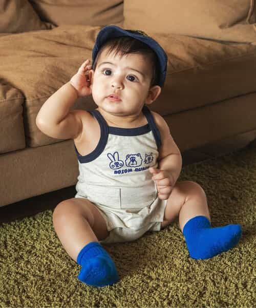 BABY TRIANA キャミソールロンパース　12-24m miffy ミッフィー キャミソール付きロンパース ブライトブルー