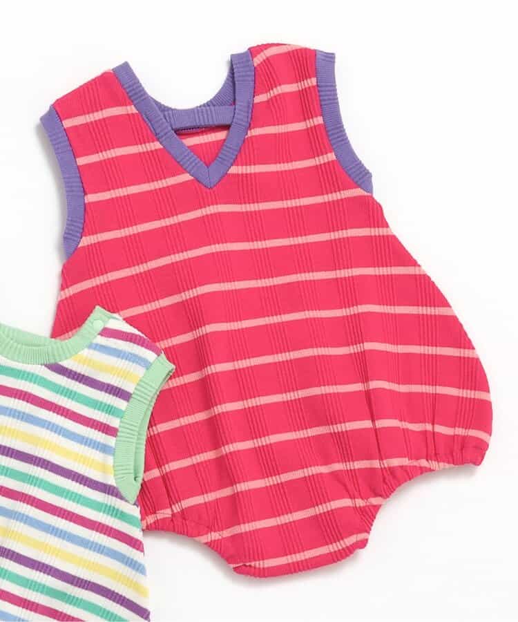 【リンク】ボーダーリブタンクロンパス