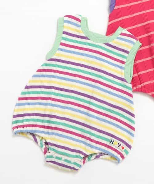 【リンク】ボーダーリブタンクロンパス