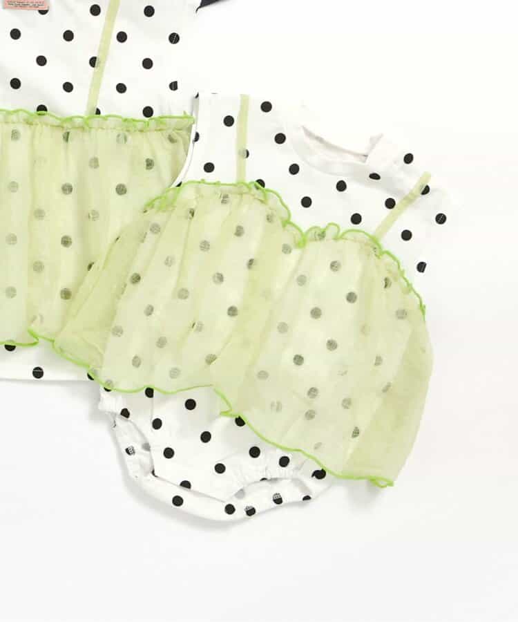 【リンク】チュールフレンチスリーブボディオール