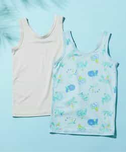 ★SALE★【前後着用OK】サマーエール 2Pセット タンクトップ肌着_メッシュ・通気性抜群