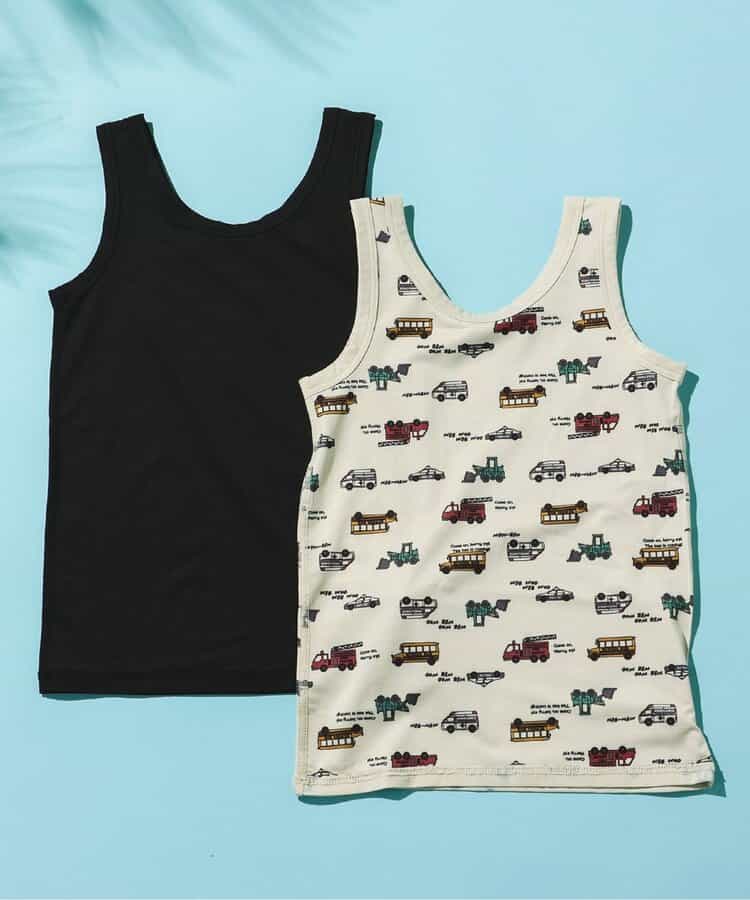 ★SALE★【前後着用OK】サマーエール 2Pセット タンクトップ肌着_メッシュ・通気性抜群