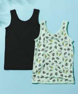 ★SALE★【前後着用OK】サマーエール 2Pセット タンクトップ肌着_メッシュ・通気性抜群