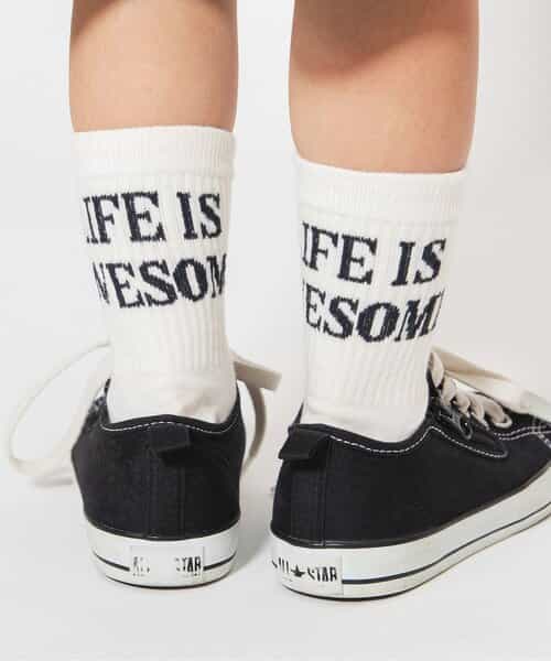 3P対象 WEB限定  ロゴソックス